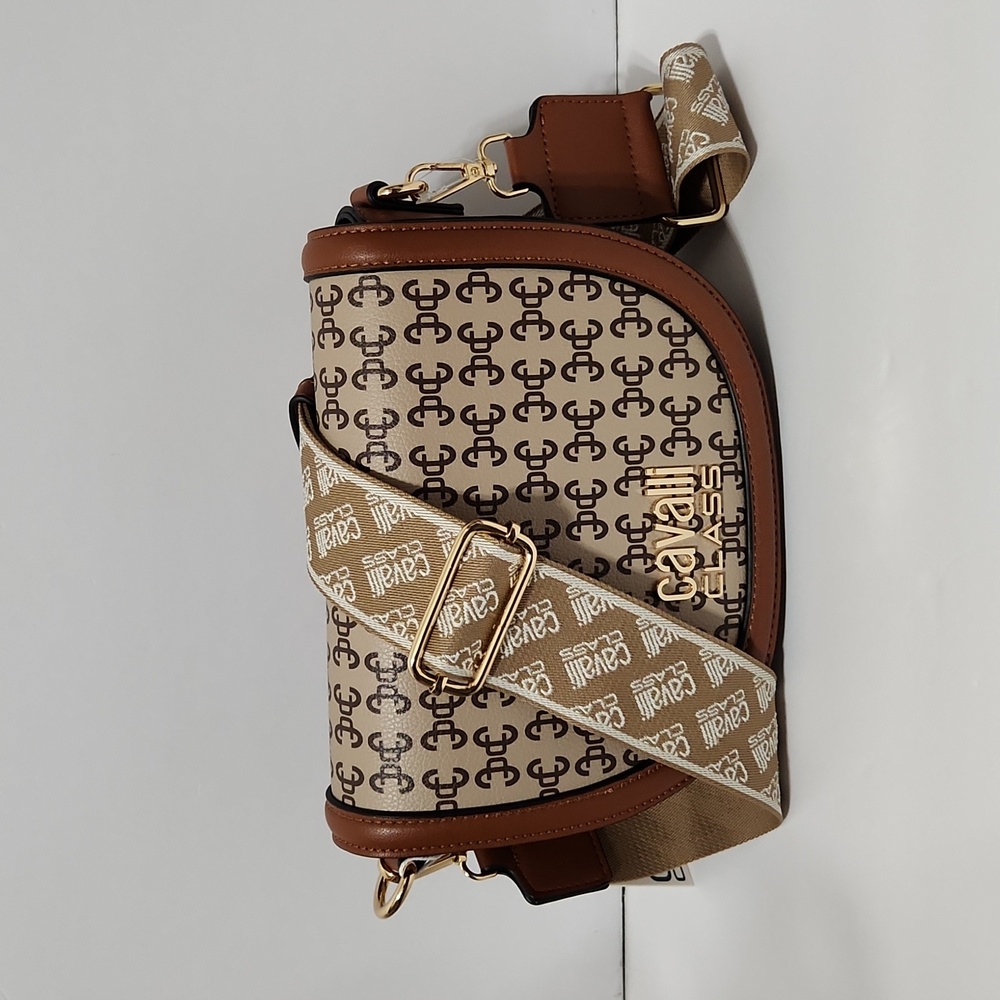 NWT Cavalli Class Milan Saddle Bag Crossbody.